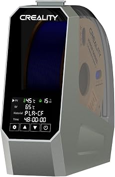 Creality Space Pi Filament Dryer with Spool Holder, Fast Drying Tech and Touchscreen, Multi-Material Compatible for 1.75mm and 3mm, Storage Box