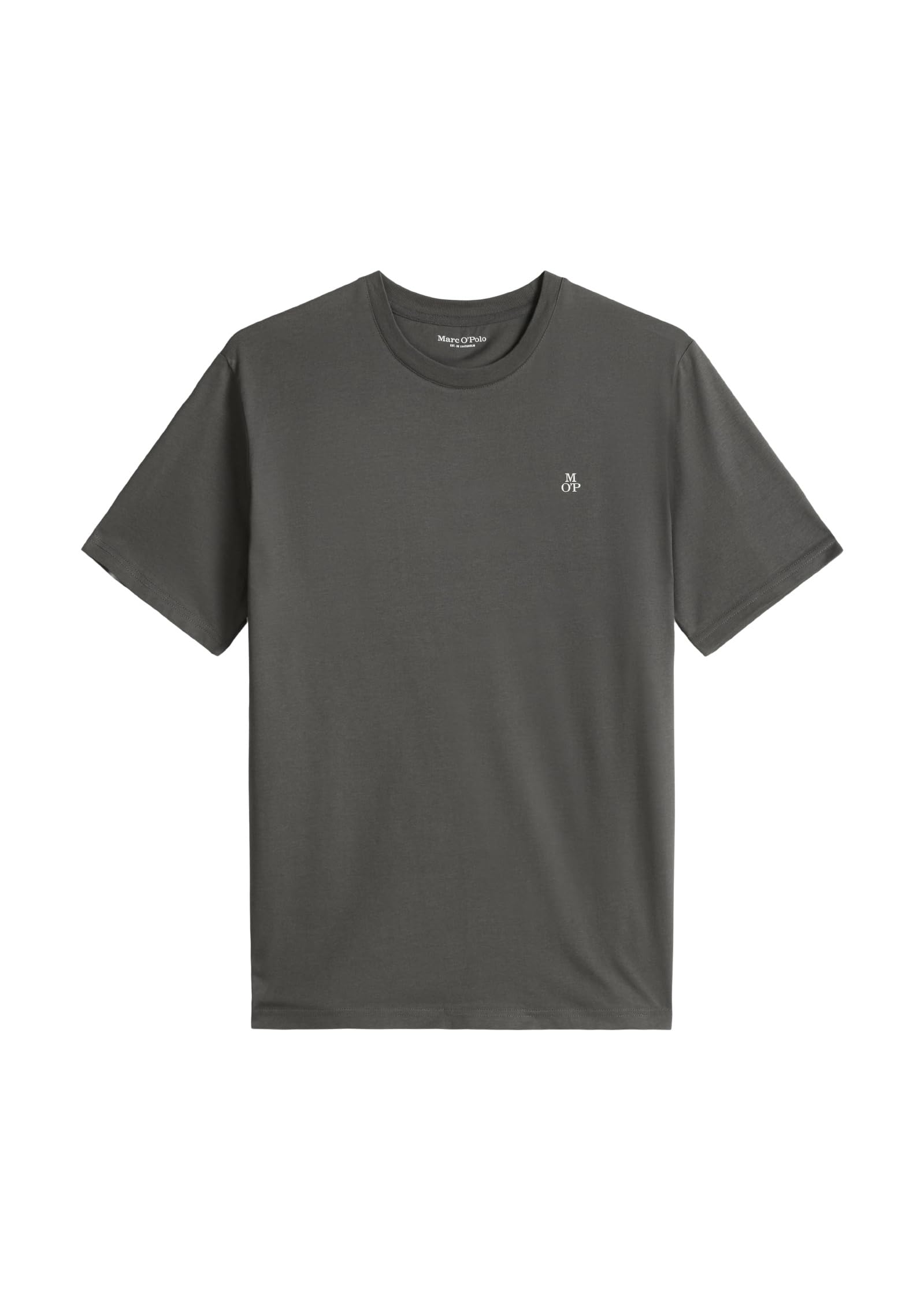 Marc OߴPolo Men's Organic Cotton T-shirt with Round Neck, Grey (Grau), L