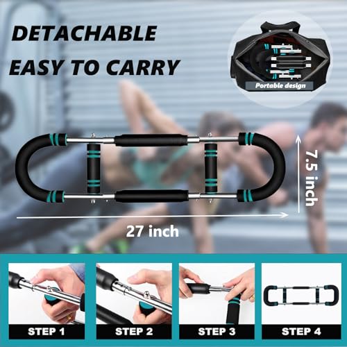 Image of NOAOVO Twister Arm Trainer, Adjustable Resistance Twister Arm Exerciser Chest Exerciser for Men, Portable Chest Workout Equipment Arm Trainer for Men