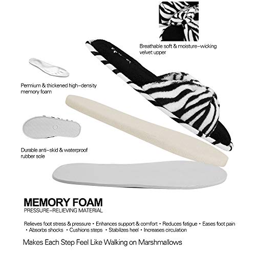 Super Comfy Memory Foam Relaxing Slide Slippers, Slip-on Indoor-Outdoor Spa Sandals with Anti-Skid Soles for Teens, Women3