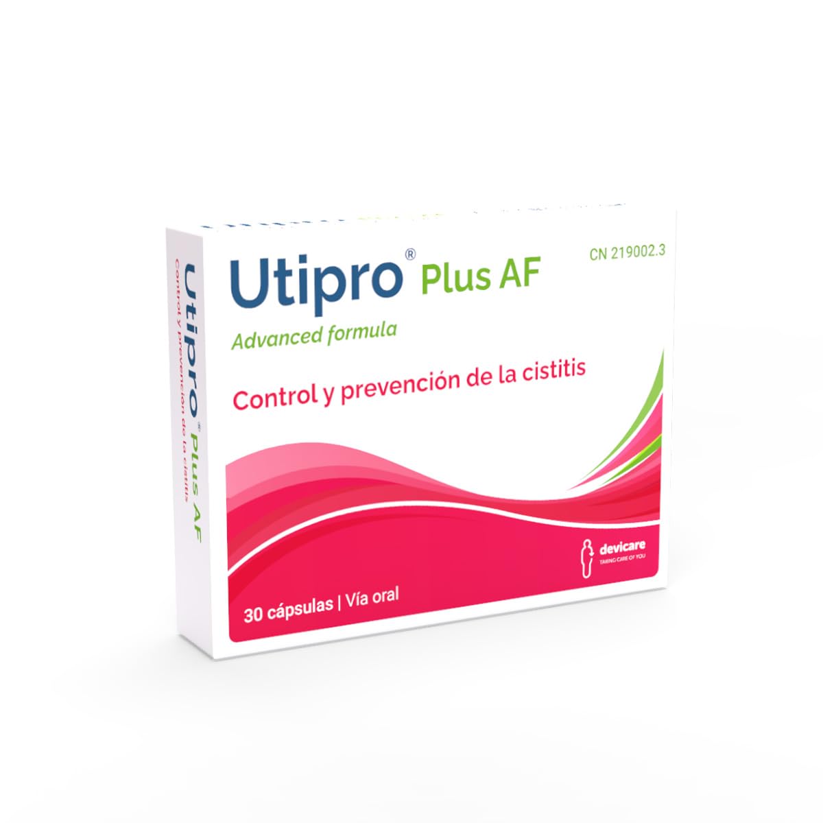 Utipro Plus AF - Tratamiento No Antibiótico - Control y Prevención de las Infecciones del Tracto Urinario – 30 cápsulas | Tratamiento no antibiótico. Ayuda al control y prevención de las infecciones del tracto urinario.