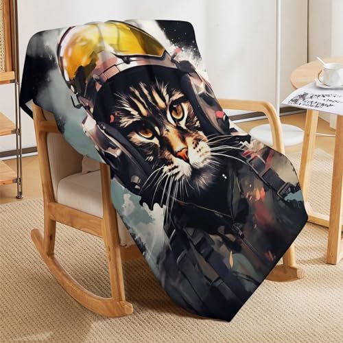 Couverture chat en flanelle douce de qualité supérieure pour lit et sofa - 5