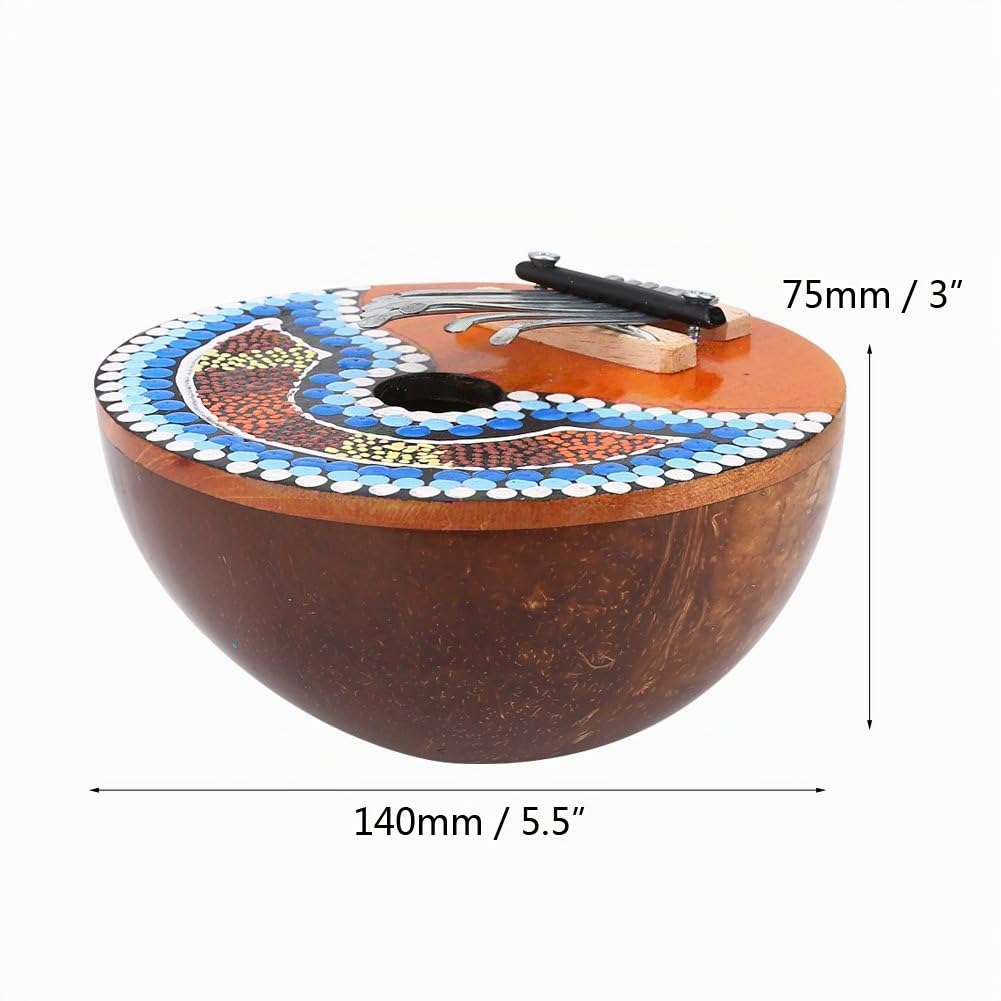 Piano para Pulgar, 7 teclas portátil, Kalimba sintonizable, dedo africano, instrumento musical ideal para Niños, Adultos, Educación, entretenimiento, Regalos Originales