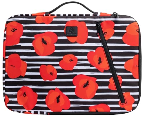 Housse ordinateur 15-16 pouces Exacompta 17313E en tissu recyclé coquelicot