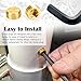Mardatt 16Pcs 5 Sizes Brass NPT Plug Assortment Kit, 1/8