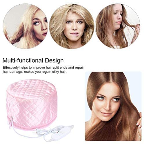 Surat Dream Thermal Head Spa Cap Treatment with Beauty Steamer Nourishing Thermal Heating Cap, Spa Cap For Hair, Spa Cap Steamer For Women (Pink) 3