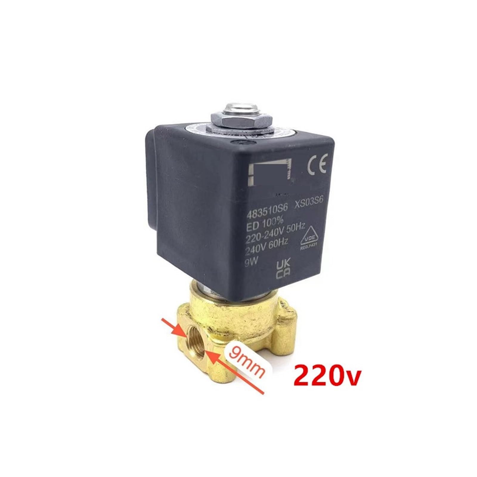 Cafetera E98, Válvula Solenoide De Entrada De Agua De 1/8", 220 V/24 V, Compatible Con FAEMA, Piezas De Cafetera(220V 1pcs)