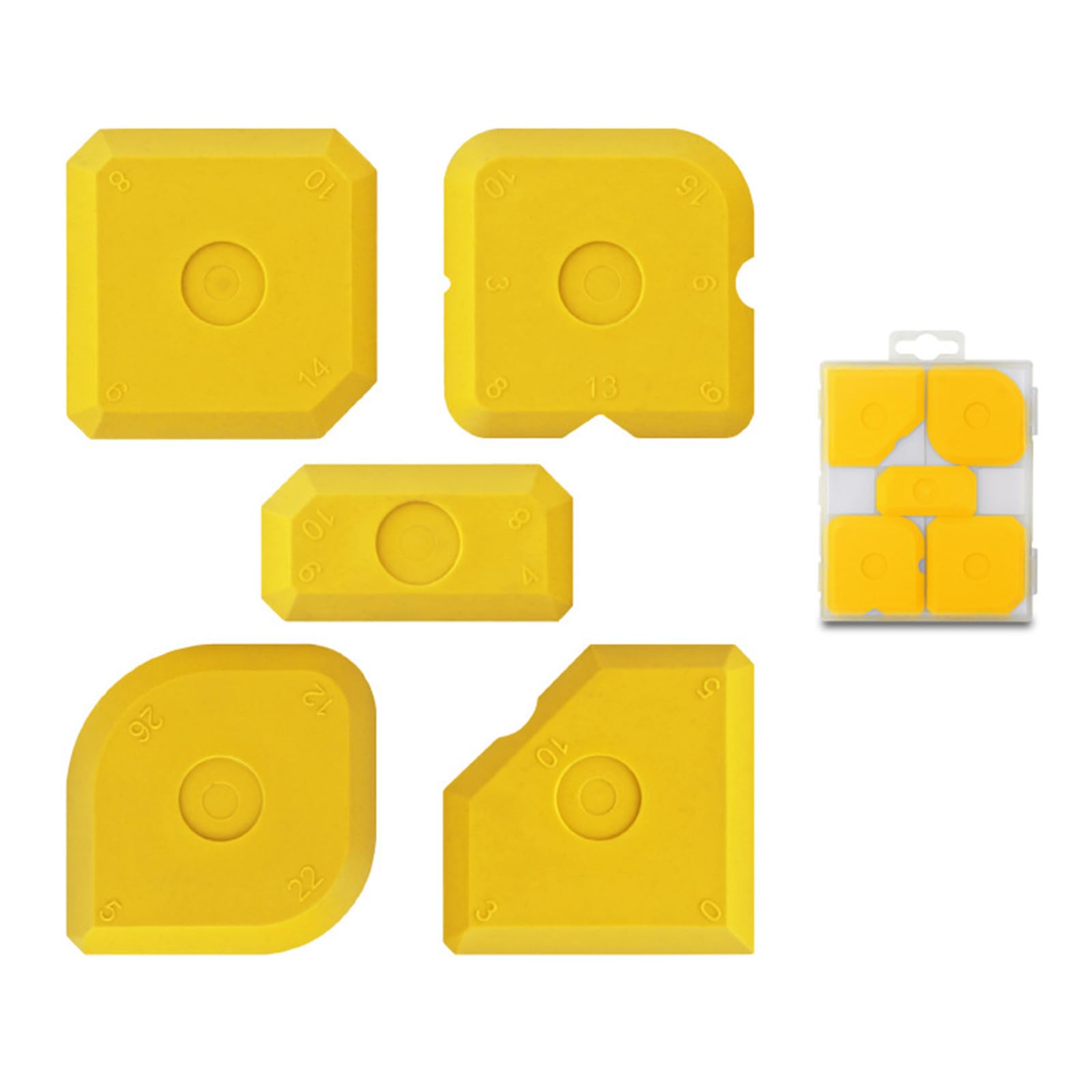 kobeIeen Caulking Tool Silicone Sealant Spreaders Finish Caulk Tile Grout Applicators Window Door Cements Caulk Removal Tool