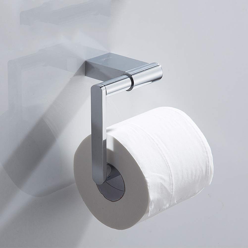 Supporto di Carta igienica, in Acciaio Inox semiaperta Rotonda d'Argento a Parete in Acciaio Inox Bagno privato Servizi igienici Supporto di Carta igienica