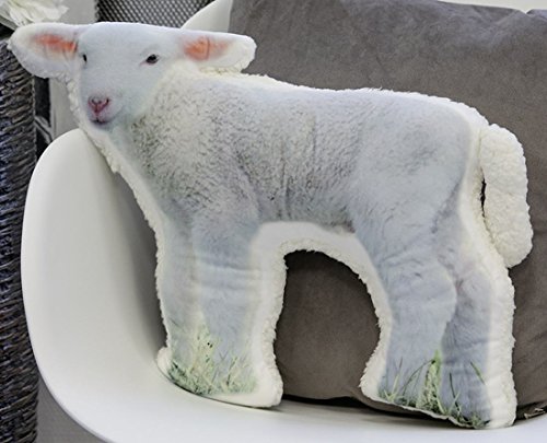 Casablanca  Cojín, Cojín Funda de almohada,  Forma  Colourliving,, oveja  40 cm de altura  polyesert y peluche