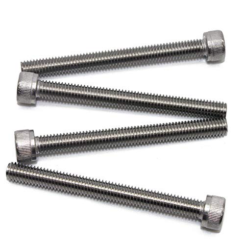 Cylinder Head Metal Bolt Screws DIN 912 A2-70 Stainless Steel M 5 x 55 mm Pack of 10, Silver, M5 x 55 mm (10 Stück) - Image 4