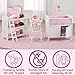Badger Basket Doll Crib with Bedding, Storage Baskets, Mobile & Personalization Kit - Ideal Nursery Set for Dolls Up to 22 Inches, Best for Doll Accessories & Playtime - White/Pink