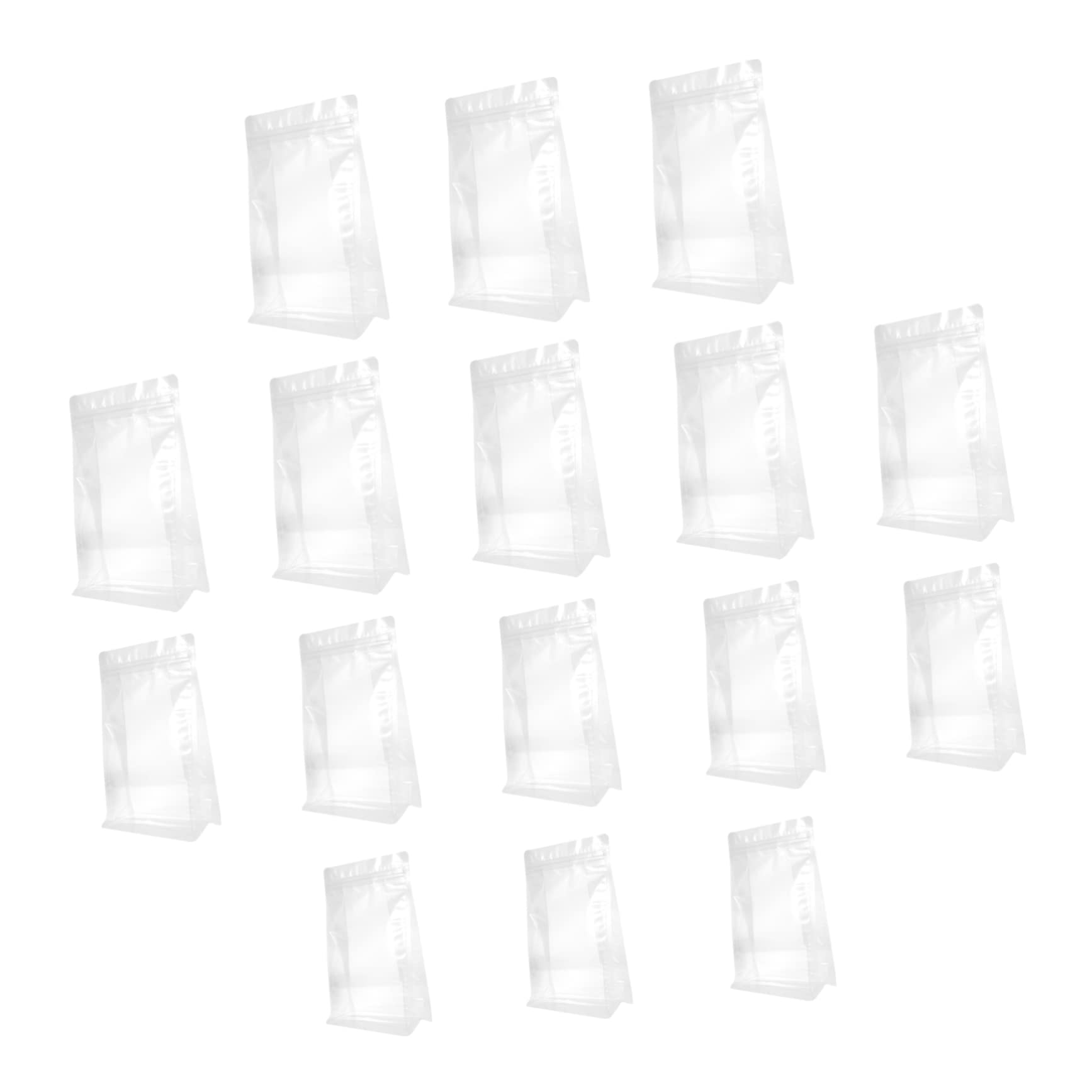 Abaodam 30Pcs Resealable Pet Food Bags Durable Self Sealing Cat Snacks Dispenser Transparent Food Pouches for Biscuits Treats and More Convenient Storage