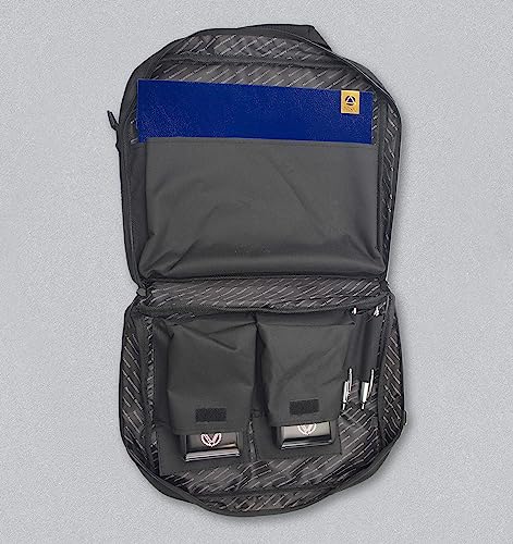 National Notary Association Carry-All Notary Bag – Letter Size Carry-All with Multiple Pockets, Adjustable Shoulder Strap, and Mini Padlock Included3