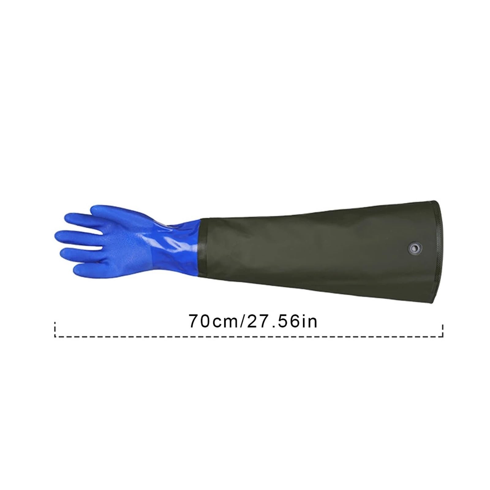 Guantes Jardineria Guantes impermeables de protección laboral, guantes alargados y gruesos, antideslizantes, resistentes al desgaste, de manga larga, for jardinería, pintura for el hogar