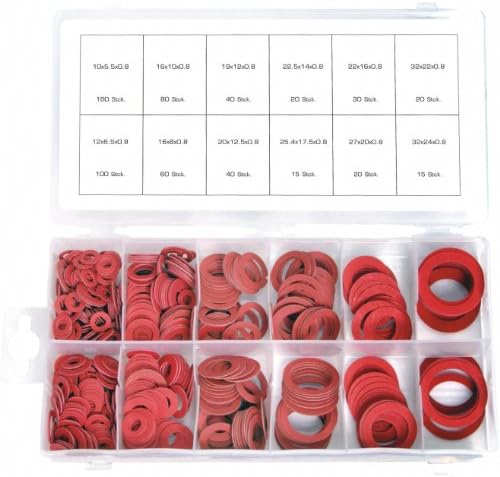 ALKAN Dichtungs-Sortiment 141-tlg. – Gummi O-Ring Set In Aufbewahrungskoffer | Für Sanitär, Haushalt & Garten