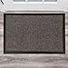 Ultralux Indoor Entrance Mat | 31" x 47" | Polypropylene Fibers and Anti-Slip Vinyl Backed Entry Rug Doormat | Brown | Home or Office Use | Multiple Sizes