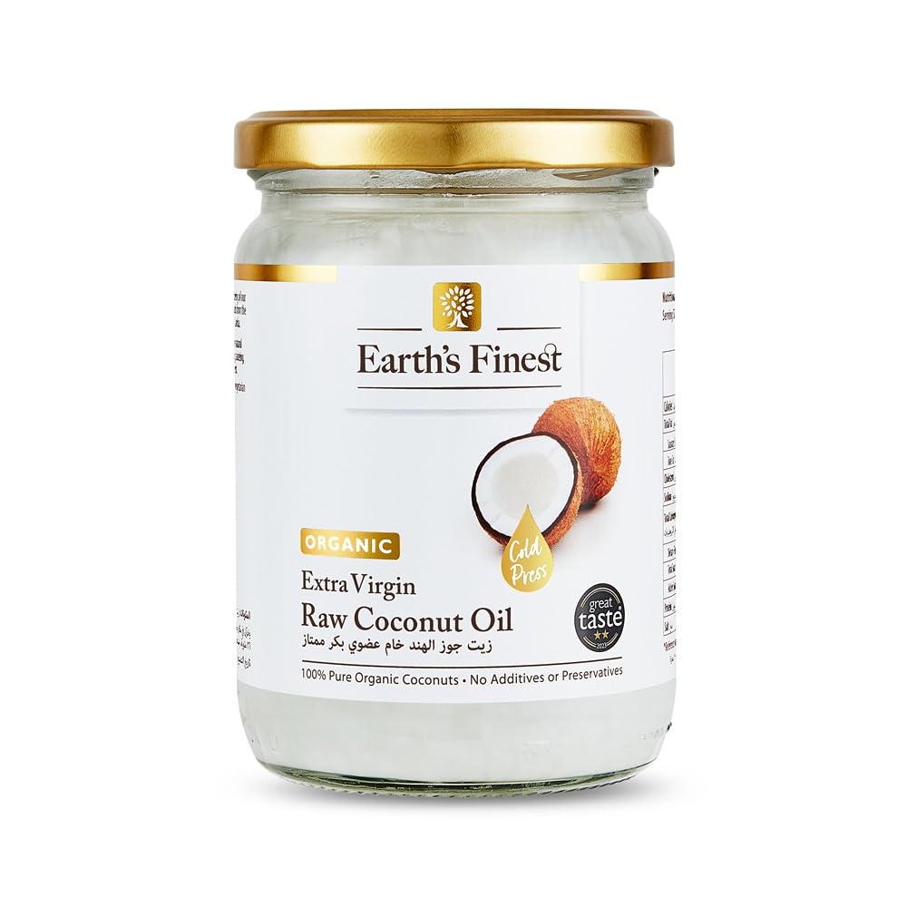 Earth's Finest Organic Extra Virgin Coconut Oil 500ml