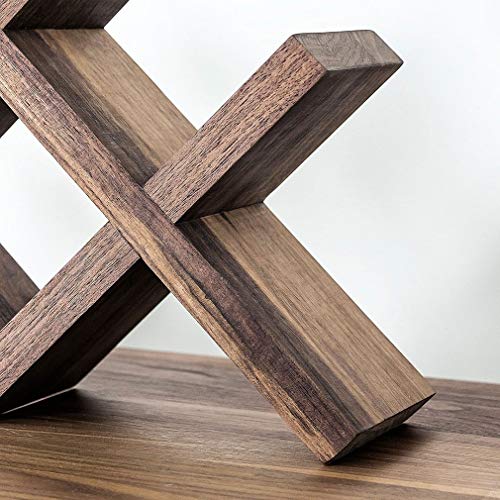 Soporte para 4 botellas de vino de madera plegable miniatura 6