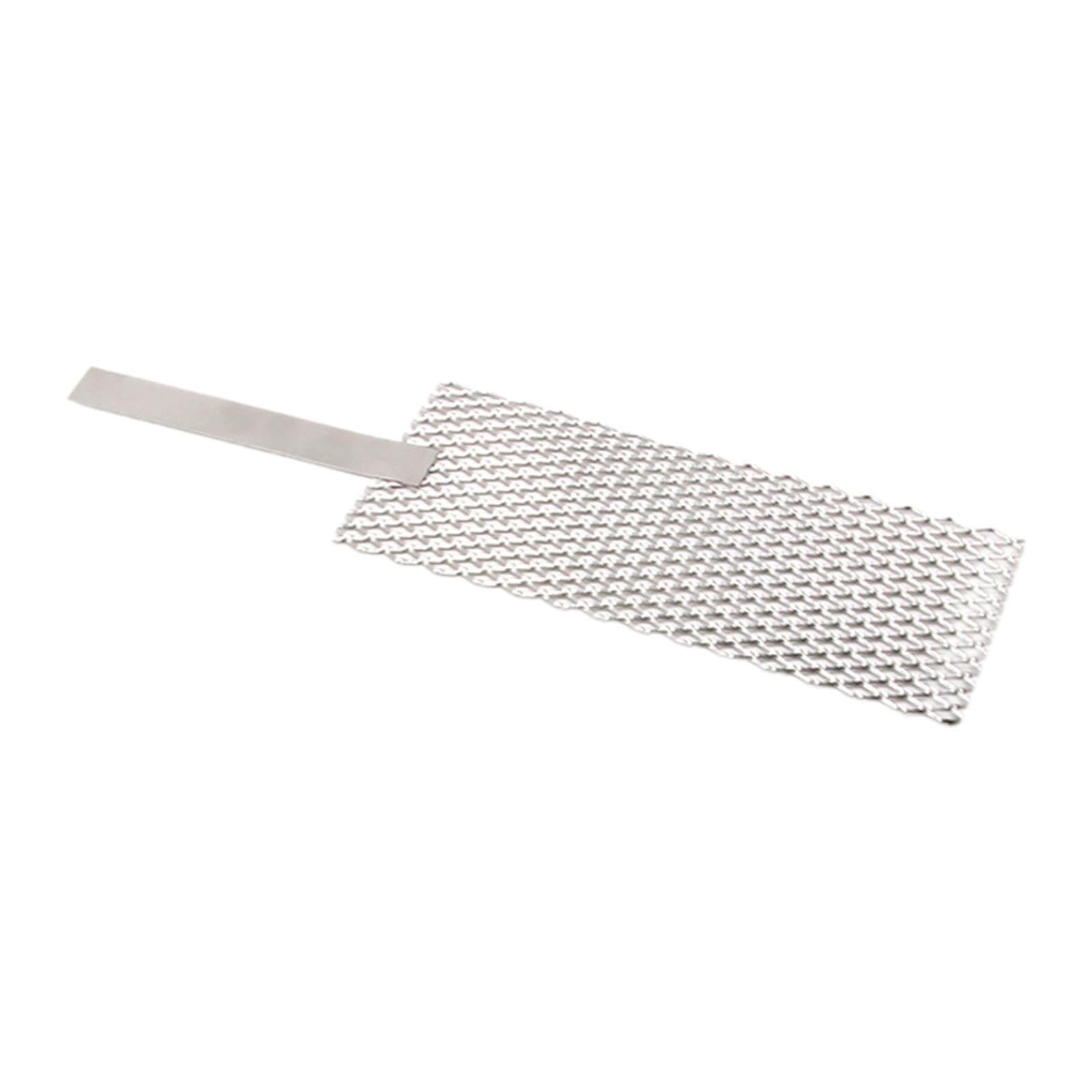 ATORSE Craft Kits Platinized Titanium Mesh Jewelry Plater Tool for Metal Processing Renovation 6cmx15cm with Handle-Crafts- Home Arts & Crafts- Metalworking-image-48
