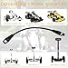 UPMMUD 4-Pin for by Segway Go Kart Kit Extension Cable, Compatible with Ninebot Gokart Pro, S-MAX, Mini PRO Lengthen Adapter Cable Accessories
