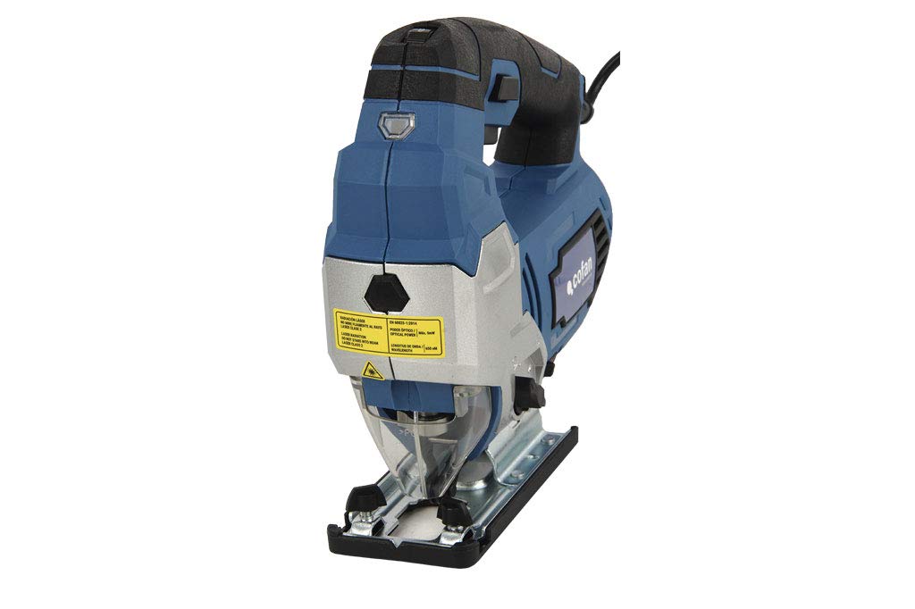 Cofan Sierra de calar electrónica 800 W 0-45º (0-3000rpm) | Láser marcador | 6 Velocidades Corte inclinado ± 45 ° | Potencia 230 V