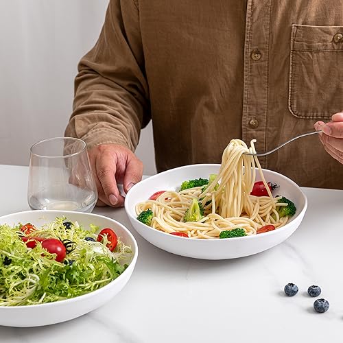 Zarocrus Melamine Pasta Bowl Set, Set Of 6, Large 9'' And 40 Oz Salad Bowl Set thumb #2