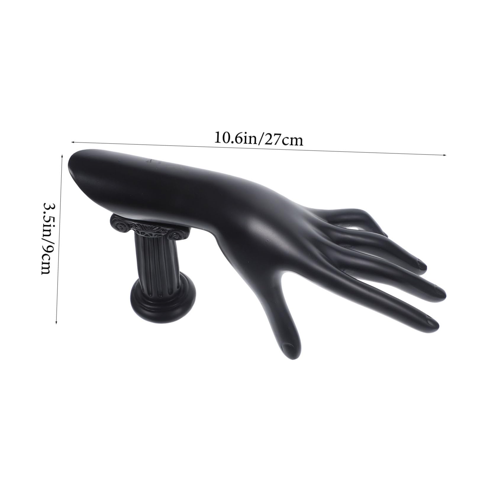 Homoyoyo Espositore per Organizzare per Resina i Gioielli Nera e Forma Mano di a Porta Decorativo Proteggere Bracciali Anelli Tuoi Accessori in Casa