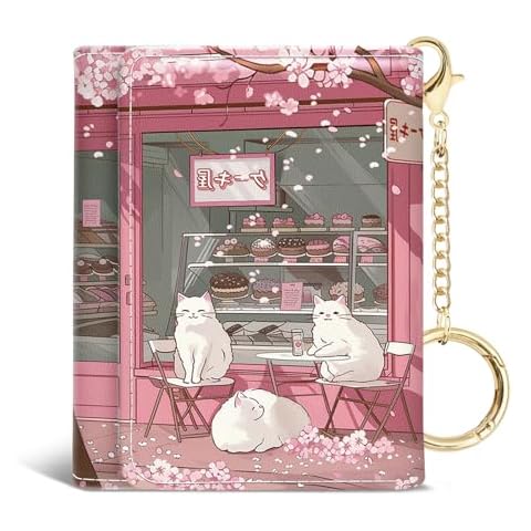 Jogjam Cute Anime Cat Wallet Cover