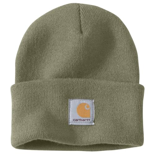 Carhartt Unisex Knit Cuffed Beanie (Closeout) Hat, Dusty Olive, Einheitsgröße