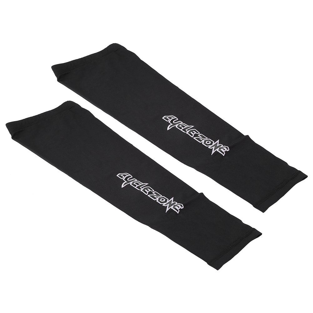 VGEBY1 Color Negro Unisex Summer Sun Protección UV Resistente a Las Mangas de la Pierna para Ciclismo en Bicicleta Senderismo Correr(M)