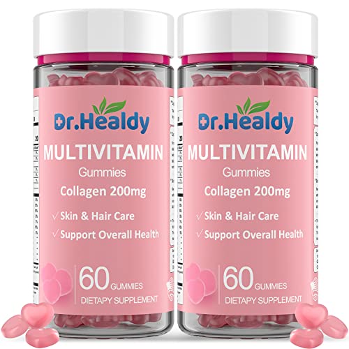 Multivitamin For Women, Multivitamin Gummies With 200Mg Collagen, Supplement With Vitamin A, C, D, E, B6, B12, K1, Support Immune And Overall Health, Best Gifts For Women, 60 Count #TOP9