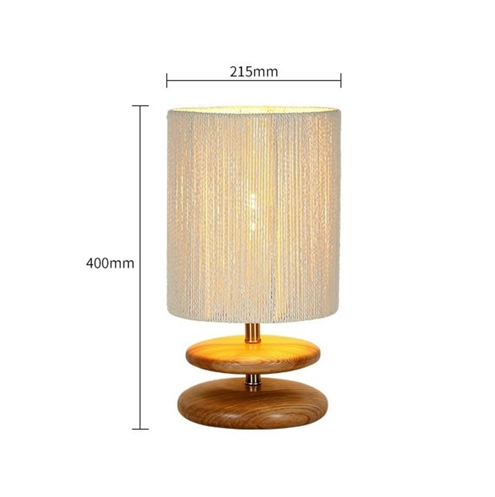 Affascinante Lampada da tavolo in legno for soggiorno, studio, camera da letto, comodino, atmosfera Arredamento per la casa