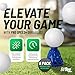 BirTee Golf Tees - PRO Speed Plus with Flexibility & Durability - 8 Pack. Indoor Golf Tees/Golf Simulator Tees/Winter Plastic Golf Tees (Yellow)
