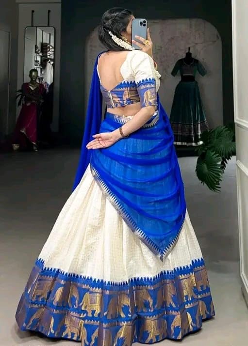 Image of RENVAANI FASHION Women's Traditional Un-Stitched Lehenga Choli | Lehenga Choli for Women | Ethnic Wear Heavy Work Lehenga Choli With Dupatta