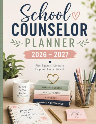 School Counselor Planner 2026–2027: Comprehensive Academic Year Organizer for Caseload Management, Student Meetings, IEP & Weekly Planning. 220 pages image 2
