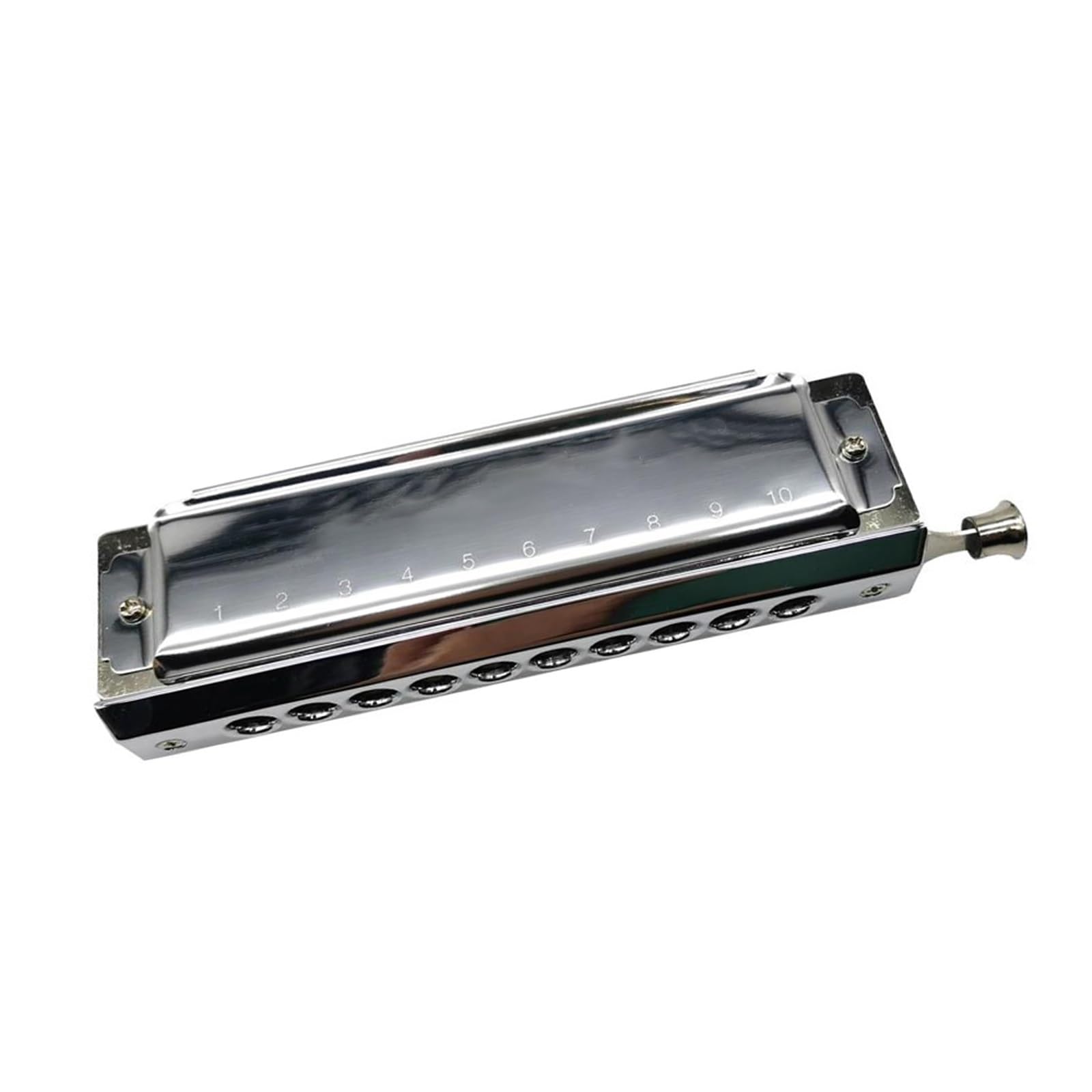 Diatonische Mundharmonikas Silbernes chromatisches Mundharmonika Holzblasinstrument