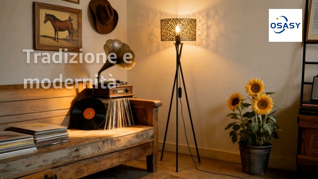 Paralume per lampada da terra foglia arancione acidulo D 45 x H 25cm