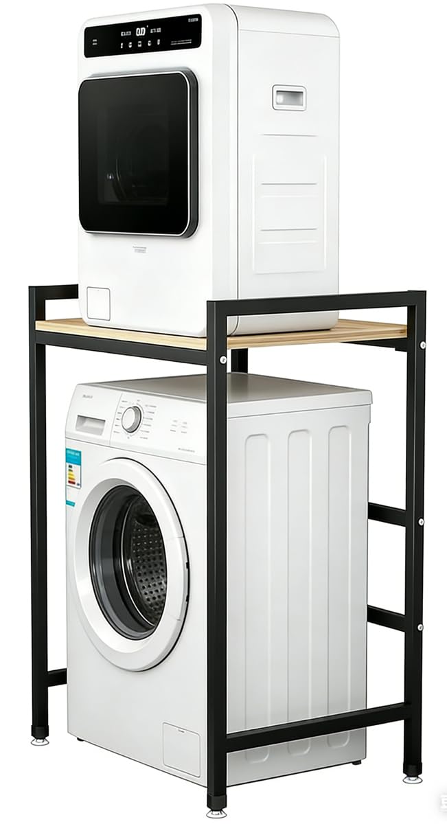 Amazon｜TUIYIDUO 洗濯機ラック 乾燥機ラック 1段 縦型 乾燥機上の棚