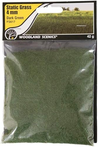 Woodland Scenic Static Grass 0.157 in-Verde Oscuro -FS617