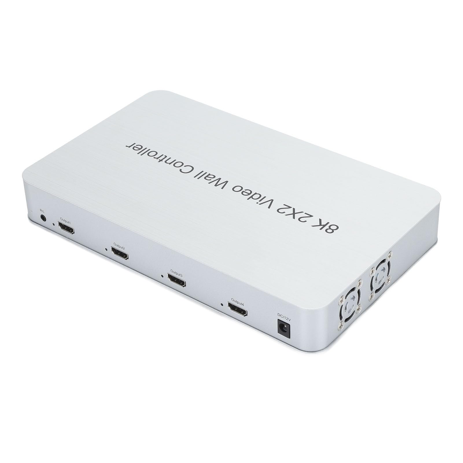 Controller Parete Video HDMI 2x2, Processore Parete TV 8K, Uscita 4K 1080P, Rotazione di 180 Gradi, 8 modalità di Giunzione Giuntatrice Processore Schermo Video 2x2 1x1 1x2
