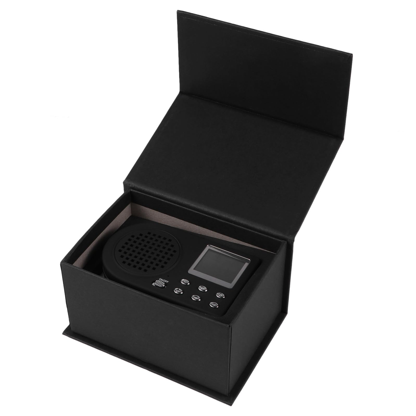 Dispositivo Mp3 Portatile Nero con Clip da Appendere e Cavo Usb, Dispositivo Compatto la Riproduzione Musicale come Regalo per Famiglia e Amici