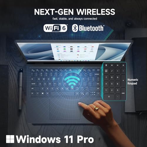 Image of Dell Inspiron 15 3530 Laptop Computer, 15.6 inch Touchscreen WVA LED FHD Anti-Glare Display, 20GB RAM, 512GB SSD, Windows 11 Pro, Intel 10-Core i5-1334U, AI Copilot for Student & Business