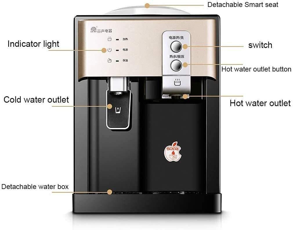 Dispensador de Agua de Carga Superior, dispensador de Agua, Ajuste de Temperatura, Agua Caliente/fría/Temperatura Ambiente, diseño Desmontable