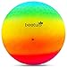 Bouncy Kickball, PVC Kinder Spielball, Mehrfarbig Regenbogen Ball Kinder, Fußball Softball, Kinderball für Drinnen und Draußen (8,5 Zoll) - Regenbogen PVC Ball günstig Kaufen-Bouncy Kickball, PVC Kinder Spielball, Mehrfarbig Regenbogen Ball Kinder, Fußball Softball, Kinderball für Drinnen und Draußen (8,5 Zoll) - Regenbogen