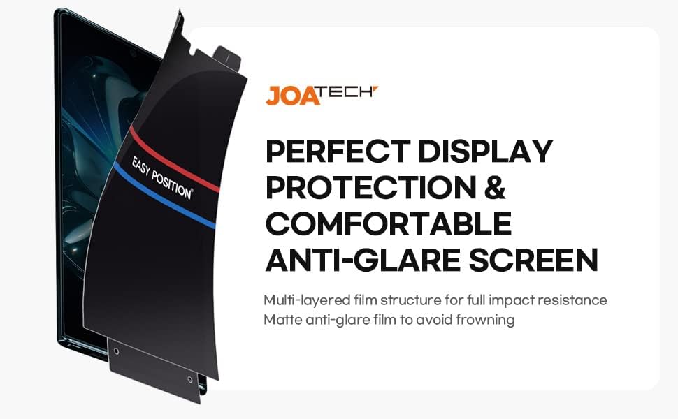 Miniatura 2 de Protector de pantalla (3 unidades) para Galaxy Note 20 Ultra, mate antirreflejo, compatible con huellas dactilares, Perfect Touch, fácil instalación