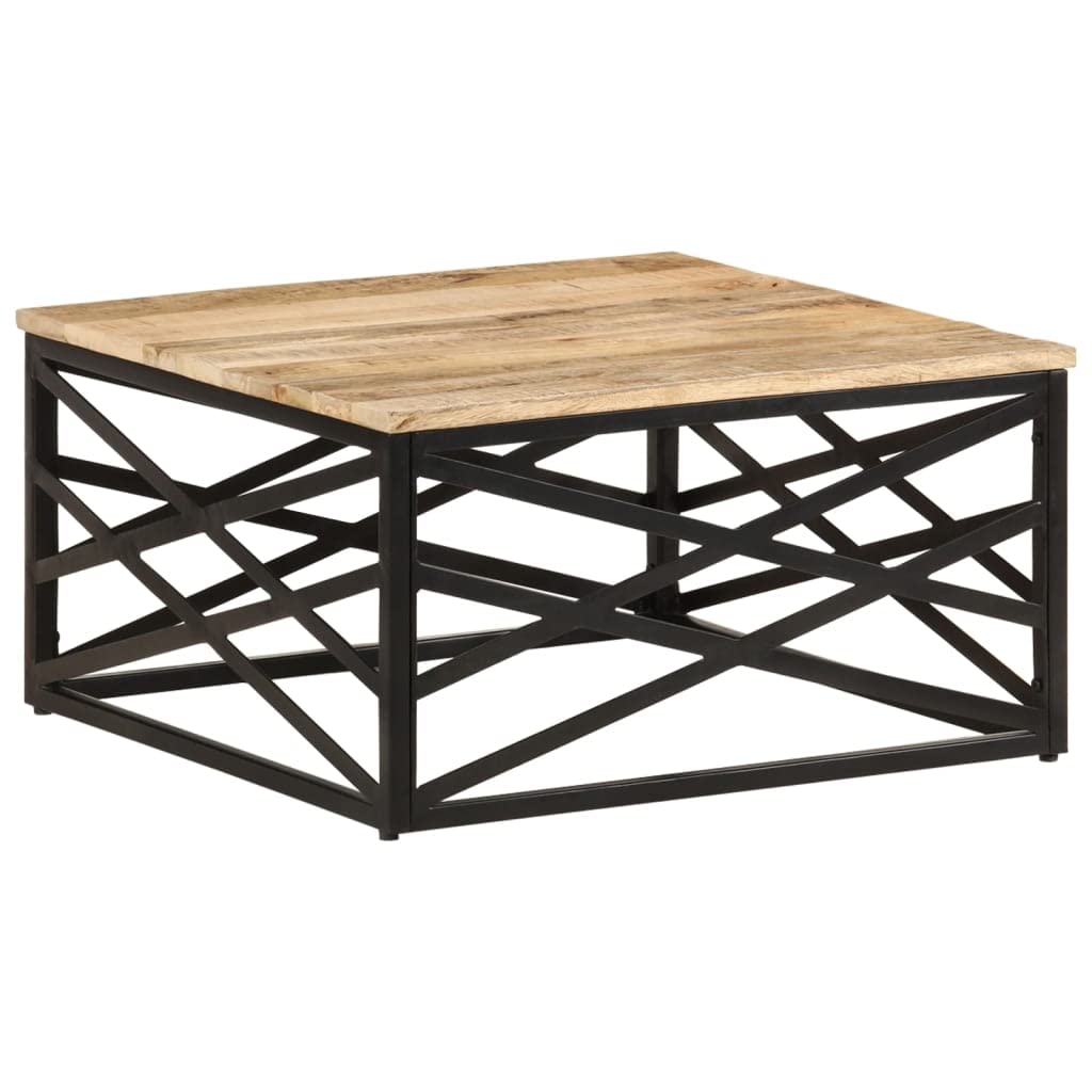vidaXL - Couchtisch 68 x 68 x 35 cm Massivholz Mango