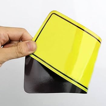 Amazon | マグネット ステッカー ソフト ゴムプレート 反射 防水