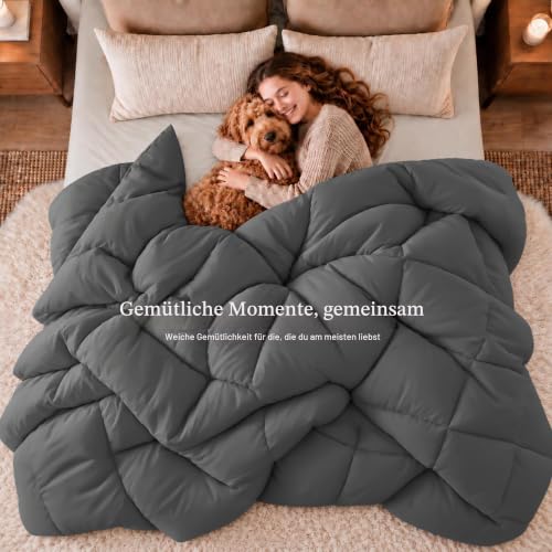 Utopia Bedding Bettdecken für Queen-Size-Betten, Ganzjahres-Bettdecke, Daunen-Alternative, Gesteppte Bettdecke mit Ecklaschen… – Ansicht 5
