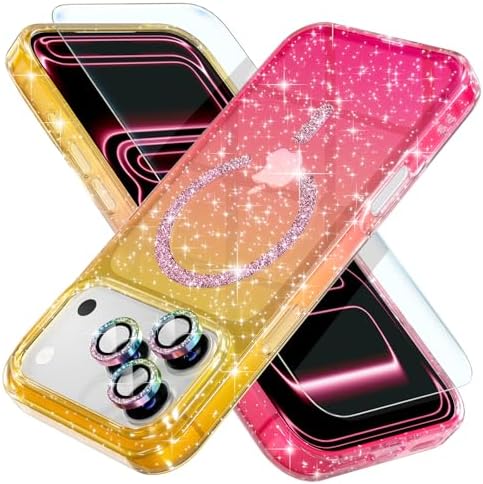 Choiche Magnetic for iPhone 17 Pro Case Women Phone Case, Compatible with Mag-Sa